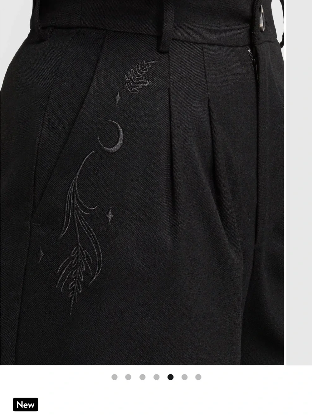 Disturbia Dianne Embroidered Balloon Trousers
